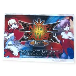 Capcom PlayStation 1 PS1 Darkstalkers III Vampire Savior EX Memory Card Sticker - Image 1
