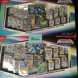 [TWO] Pokemon TCG Prismatic Evolutions Lucario Tyranitar Premium Collection Box - Image 3