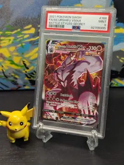 PSA 9 MINT ✨ Single Strike Urshifu Vmax Full Art 168 Pokemon Battle Styles 💢 - Image 1