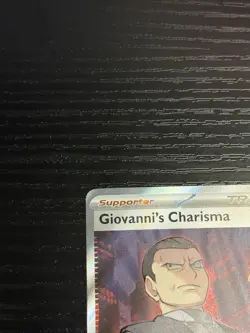 Pokemon TCG Giovanni's Charisma 197/165 Sv: Scarlet & Violet 151 Holo 2023 NM - Image 3