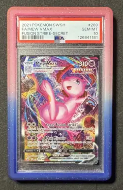 Pokemon Mew VMAX 269 Alt Art Fusion Strike PSA 10 Gem Mint 02 - Image 1