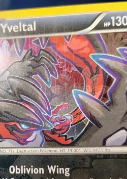 POKEMON YVELTAL RC16/RC32 GENERATIONS RADIANT COLLECTION MP-LP - Image 3
