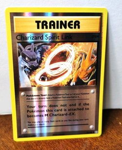 POKEMON CHARIZARD SPIRIT LINK 75/108 REVERSE HOLO XY EVOLUTIONS LP - Image 1