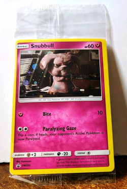 POKEMON SNUBBULL SM200 BLACK STAR PROMO DETECTIVE PIKACHU SEALED - Image 1