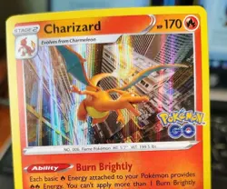 POKEMON CHARIZARD 010/078 HOLO RARE POKEMON GO NM NEAR MINT - Image 2