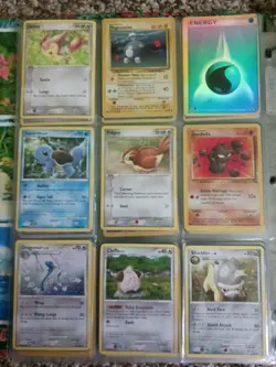 vintage Pokemon card lot of 36 Squirtle Geodude Psyduck Misty Tentacool Pidgey - Image 1