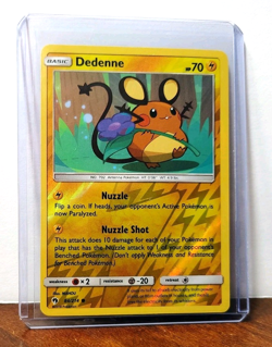 POKEMON DEDENNE 84/214 REVERSE HOLO LOST THUNDER LP-NM - Image 3