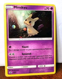 POKEMON MIMIKYU SM29 COSMOS HOLO PROMO MP-LP - Image 1