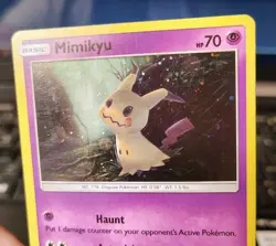 POKEMON MIMIKYU SM29 COSMOS HOLO PROMO MP-LP - Image 5