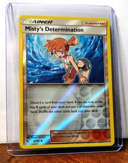 POKEMON MISTY'S DETERMINATION 62/68 REVERSE HOLO HIDDEN FATES LP - Image 5