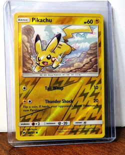 POKEMON PIKACHU 40/147 REVERSE HOLO BURNING SHADOWS LP - Image 3