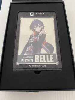 Zenless Zone Zero Belle - Anime Impulse 2025 Metal Art Collectible Cards - Image 1