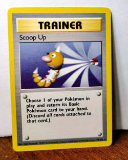 POKEMON SCOOP UP 78/102 RARE TRAINER BASE SET LP - Image 1