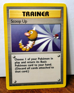 POKEMON SCOOP UP 78/102 RARE TRAINER BASE SET LP-NM - Image 1