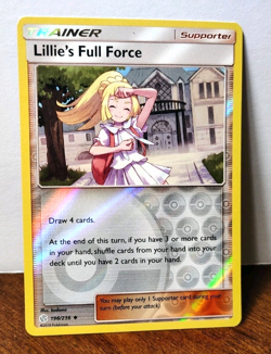 POKEMON LILLIE'S FULL FORCE 196/236 REVERSE HOLO COSMIC ECLIPSE LP - Image 1