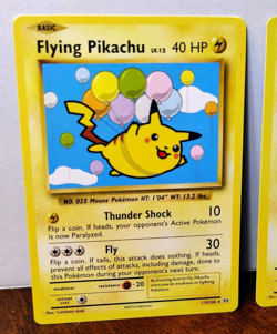 POKEMON FLYING PIKACHU 110/108 & SURFING PIKACHU 111/108 SECRET RARES EVOLUTIONS - Image 2
