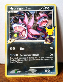 POKEMON HYDREIGON C LV.61 SWSH138 HOLO BLACK STAR PROMO LP - Image 1