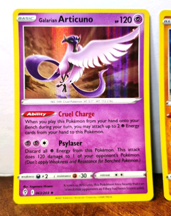 POKEMON LEGENDARY BIRDS GALARIAN MOLTRES ZAPDOS ARTICUNO HOLOS EVOLVING SKIES - Image 3