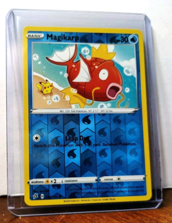 POKEMON MAGIKARP 039/192 REVERSE HOLO REBEL CLASH LP-NM PIKACHU IN BACKGROUND - Image 5