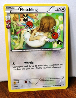 POKEMON FLETCHLING RC25/RC32 GENERATIONS RADIANT COLLECTION MP-HP - Image 1