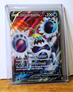 POKEMON CRABOMINABLE V 248/264 FULL ART ULTRA RARE FUSION STRIKE NM NEAR MINT - Image 3