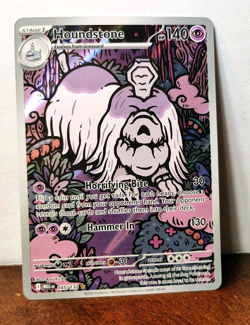 POKEMON HOUNDSTONE 145/132 ILLUSTRATION RARE MEGA EVOLUTION NM NEAR MINT - Image 1