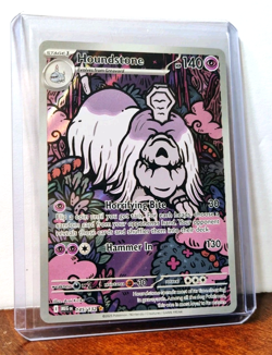 POKEMON HOUNDSTONE 145/132 ILLUSTRATION RARE MEGA EVOLUTION NM NEAR MINT - Image 5