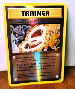 POKEMON CHARIZARD SPIRIT LINK 75/108 REVERSE HOLO XY EVOLUTIONS MP-HP - Image 1