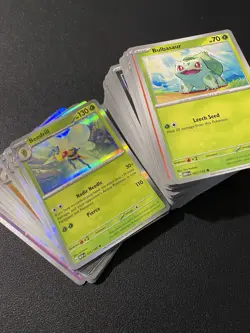 Pokemon 151 Part COMPLETE Base Set - All 153 Cards (Common, Uncommon & Holo) - Image 1