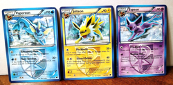 POKEMON PLASMA FREEZE EEVEELUTIONS ESPEON 48/116 JOLTEON 31/116 VAPOREON 20/116 - Image 1