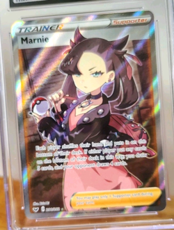 POKEMON MARNIE 200/202 FULL ART TRAINER SWORD & SHIELD BASE SET GEM MINT CGC 10 - Image 4