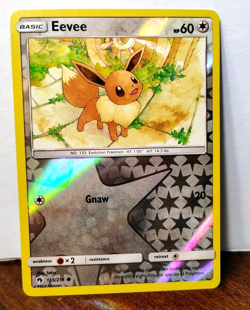 POKEMON EEVEE 155/214 REVERSE HOLO LOST THUNDER NM NEAR MINT - Image 1