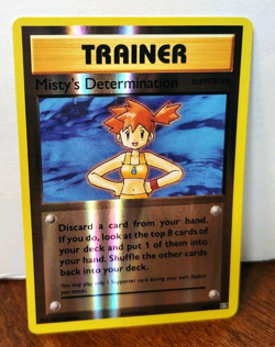 POKEMON MISTY'S DETERMINATION 80/108 REVERSE HOLO XY EVOLUTIONS LP-NM - Image 1
