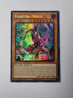 Yu-Gi-Oh Card - MP23-EN163 - KASHTIRA FENRIR (prismatic secret rare holo) - NM/M - Image 1