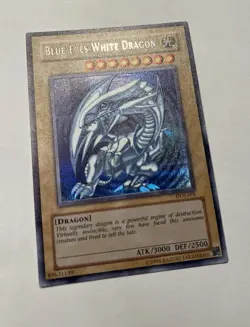 Yu-Gi-Oh! Blue Eyes White Dragon DDS-001 - HandMade Prismatic Secret Rare - Image 2
