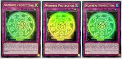 3 x BROL-EN056 Numbers Protection - Ultra Rare 1st Edition Near Mint YuGiOh - Image 1