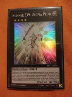 Yu-Gi-Oh! Nummer S39: Utopia Prime MP16-DE043 1. Auflage NM Super Rare Deutsch - Image 1