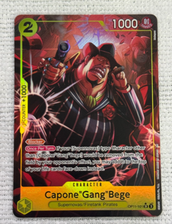 Capone "Gang" Bege OP11-101 SR (Alt Art) English - One Piece Card Game - Image 1