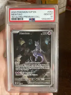 2023 Pokemon SVP Mewtwo Card PSA 10 Ultra Premium Collection - Image 1