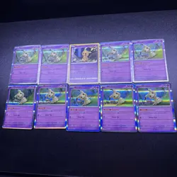 Pokemon TCG 10 Card Mimikyu Lot English Nm-m Mix of Rarities All Included?? - Image 1