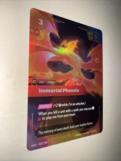 League Of Legends TCG Riftbound Immortal Phoenix 037/298 Card Game CCG - Image 2