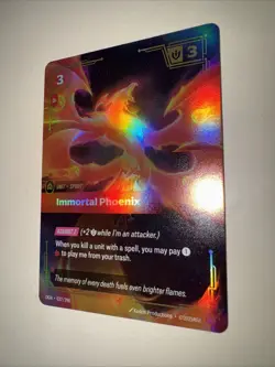 League Of Legends TCG Riftbound Immortal Phoenix 037/298 Card Game CCG - Image 3