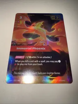 League Of Legends TCG Riftbound Immortal Phoenix 037/298 Card Game CCG - Image 4