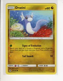 DRATINI SUN & MOON BASE SET POKEMON CARD 94/149 NM/M - Image 1
