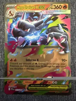 Mega Charizard ex 013/094 Pokemon Card Phantasmal Flames HOLO - PACK FRESH - Image 1