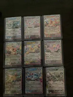 Prismatic Evolutions Surprise Box Sealed Stamped EX Promo Cards 9/9 Complete Set - Image 1