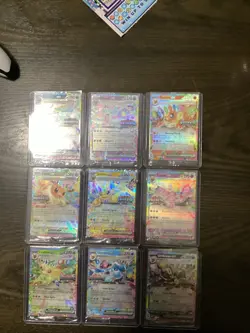 Prismatic Evolutions Surprise Box Sealed Stamped EX Promo Cards 9/9 Complete Set - Image 2