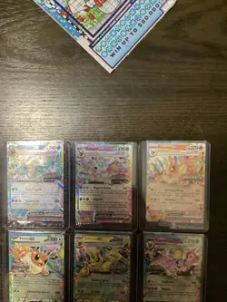 Prismatic Evolutions Surprise Box Sealed Stamped EX Promo Cards 9/9 Complete Set - Image 3