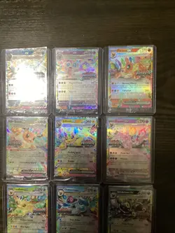 Prismatic Evolutions Surprise Box Sealed Stamped EX Promo Cards 9/9 Complete Set - Image 4