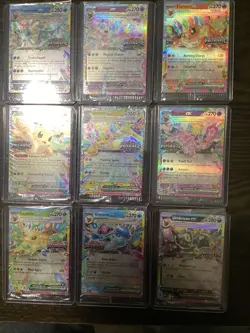 Prismatic Evolutions Surprise Box Sealed Stamped EX Promo Cards 9/9 Complete Set - Image 5